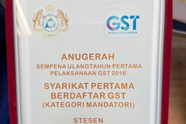 syarikat malaysia pertama berdaftar gst